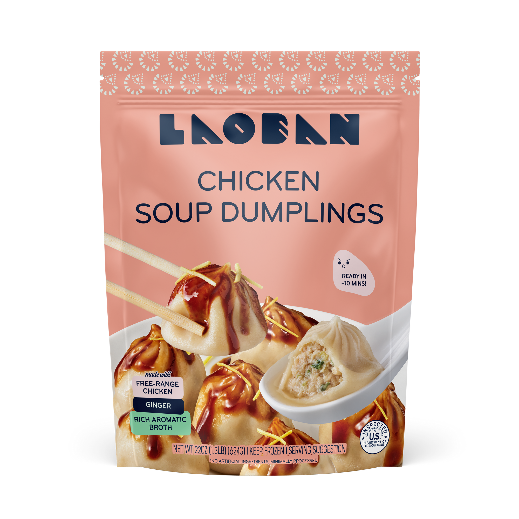 22oz. Microwaveable Chicken Soup Dumplings
